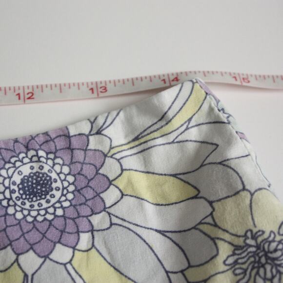 Women's Skirt Size Medium Knee Length Blue Floral - Picture 4 of 8